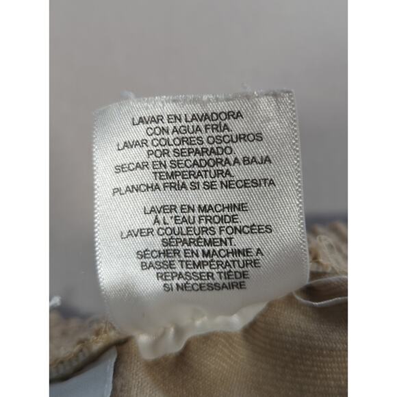 Alfred Dunner Pull On Pants 10P Petite Beige Straight Leg Dress Polyester - Picture 11 of 11